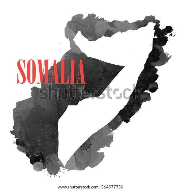 Somalia High Detailed Vector Maps Spray Stock Vector Royalty Free   Somalia High Detailed Vector Maps 600w 564577750 