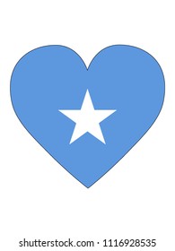 Somalia Love Flag