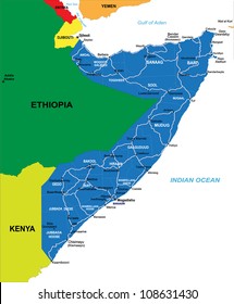 Somalia Map