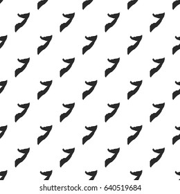 Somalia map seamless pattern, isolated on white background. Vector illustration, easy to edit.