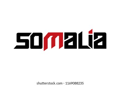 Somalia typography design vector, for t-shirt, poster and other uses