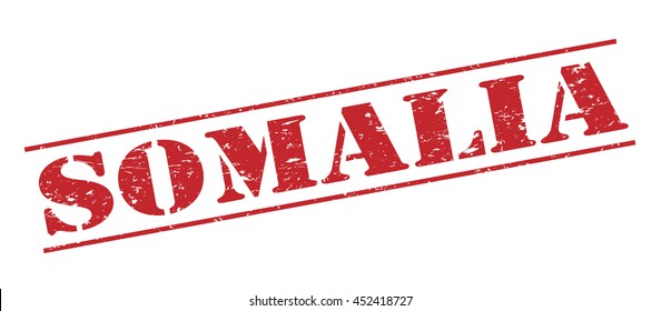 somalia vector stamp on white background