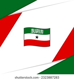 Somaliland Flag Abstract Background Design Template. Somaliland Independence Day Banner Social Media Post. Somaliland