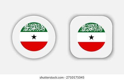 Somaliland - Symbol für abgerundete Nationalflagge