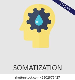 Somatization Flat Icon Vector Eps File svg