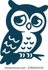 Somber Cartoon Character Logo Design