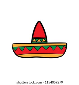 sombrero doode icon color