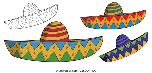Sombrero Hats Mexican Culture Party