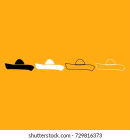 Sombrero icon .