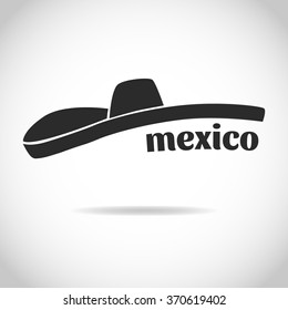 Sombrero. Mexican hat. Icon for design.