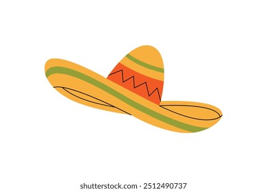 Sombrero. Mexican hat. Vector illustration.