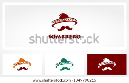 Sombrero Mustache Logo