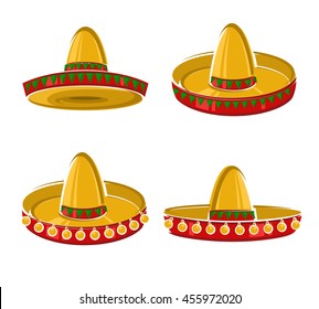 Sombrero set. Vector