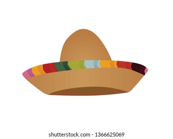 Sombrero. vector illustration