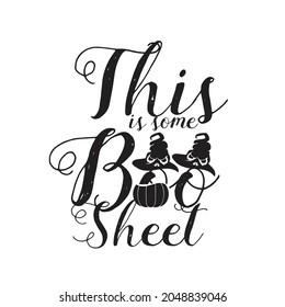 Some boo sheet vector design