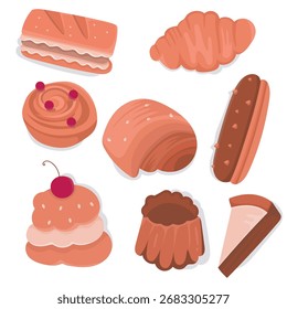 some cake menus at the bakery