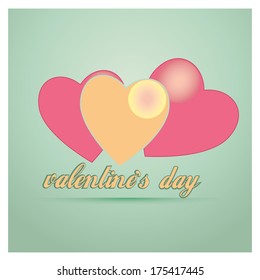 some colored hearts with some text for valentine's day