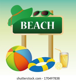 some colored items for this summer vacation