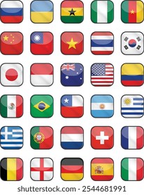 some country flags in the world
