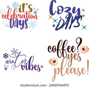 Some cozy doodles according to our winter season. 
