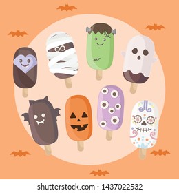 Some cute, fancy, and funny idea for Halloween treats, including homemade Halloween ice cream, candy, cakes, treats on a stick and more goodies.