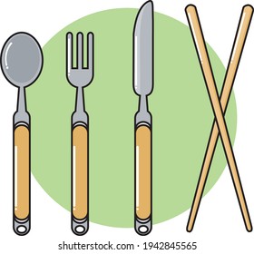 Some of the cutlery that we usually use every day.