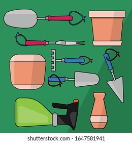  algunas herramientas diferentes para la jardinería