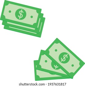 Some Dollar Money Vector Illustration