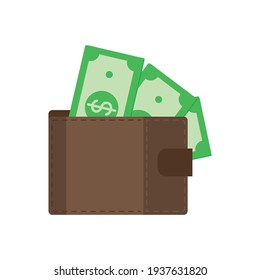 Einige Dollar-Geld-Vektorgrafik
