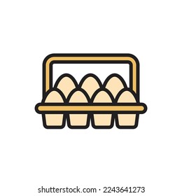 Some Eggs Icon Vector Illustration