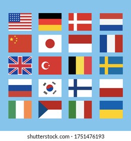 SOME FLAGS THERE ARE IN THE WORLD