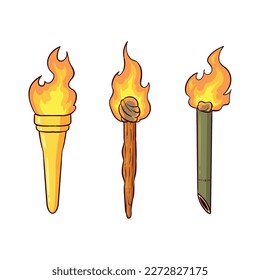 
some form of flaming torch
