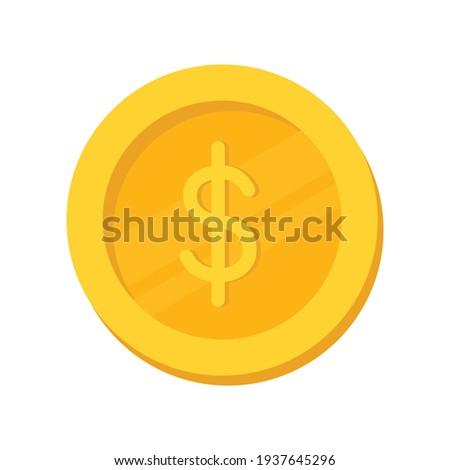 Some Gold Coins Vector Illustration