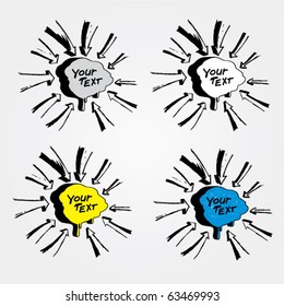Algunos Dibujaron Pancartas Con Flechas