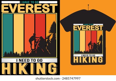 Some Hiking T Shirt Design