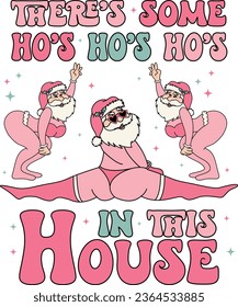 There’s some horrors in this house, Trendy Christmas, Funny Christmas t shirt design.