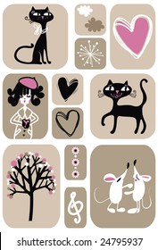 Some images on love theme