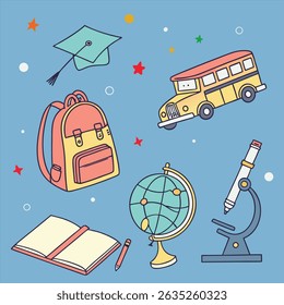 Some important educational element vector image