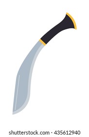 Some knife isolated on white background