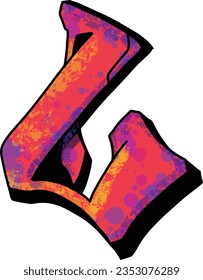 some letters in simple style
