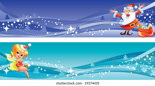 Some New Year banners