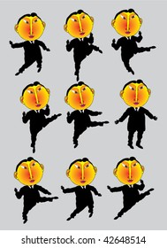 some oriental skills demonstration