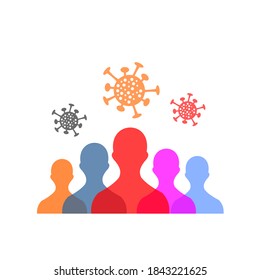 some people have various transparent colors and the virus icon has various colors on it