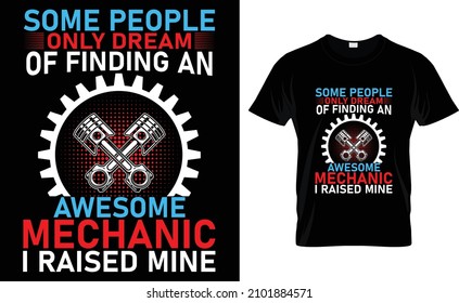 Algunas Personas Solo Soñan Con Encontrar Un Fantástico Mecánico Que Levanté La Camiseta Mina
