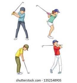 some people play golf