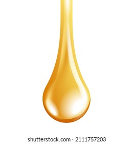 Some realistic golden dripping gel liquid - essential oil, petroleum, sweetener or dishwasher