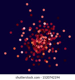 Some red sequins background. Deep red confetti. New Year background.