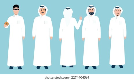 Some Saudi personalities, different in age and appearance