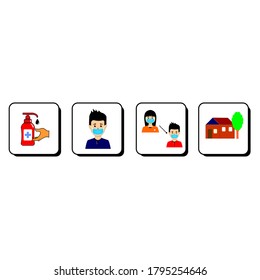 some symbols in the form of pictures are ways to prevent transmission of a virus