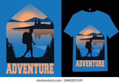 Some t-shirt designs about hiking